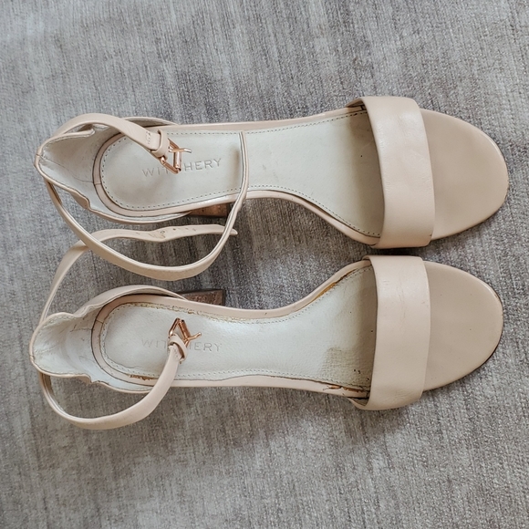 Witchery Heels, Size 7, Nude - Picture 2 of 8